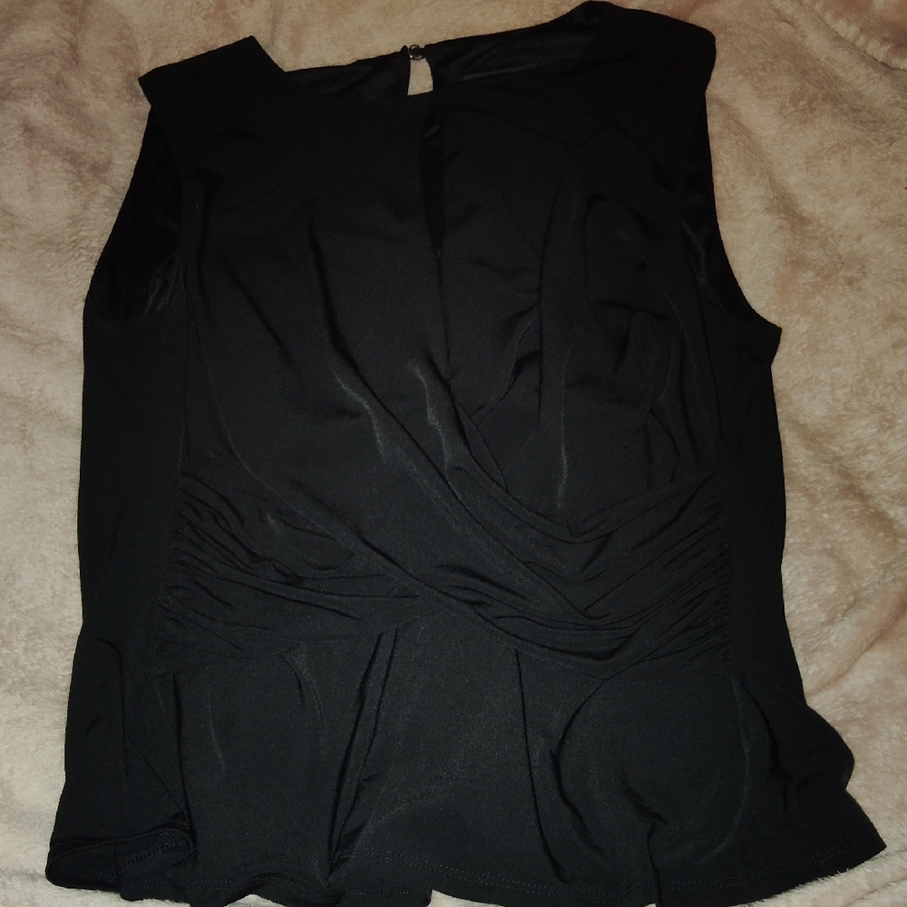 Elegant Black Sleeveless Top